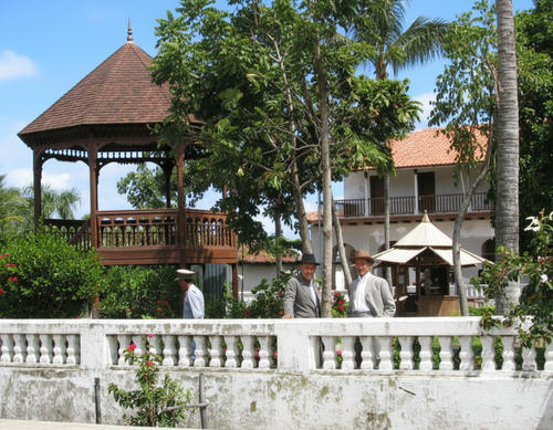 Parque central de Zacapa del siglo pasado. (Foto: Juan Carlos Aquino/Colaborador)