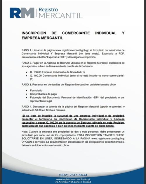 Guía del Registro Mercantil sobre los pasos para formalizar un negocio. (Foto: Roberto Ruiz/Colaborador)