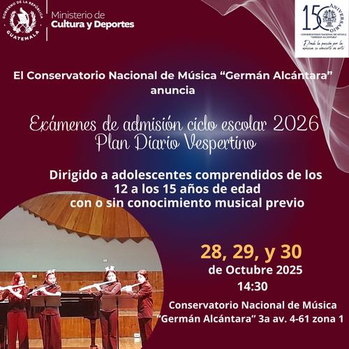 exámense admisión consewrvatorio 2