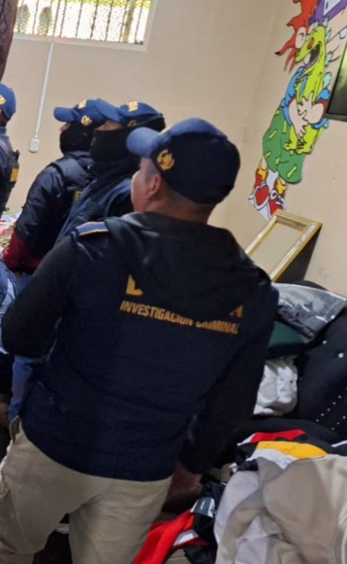 De manera simultánea se realiza una requisa en Renovación I Escuintla. (Foto: PNC)