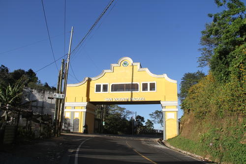 Este es el ingreso al municipio San Vicente Pacaya. (Foto: Jorge Morales/Colaborador)