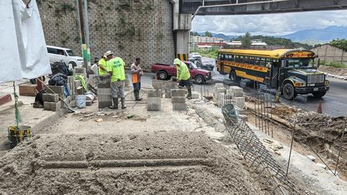 Con la ampliación, se espera mejorar la fluidez hacia la Avenida Petapa. (Foto: Edward Morales/Colaborador)