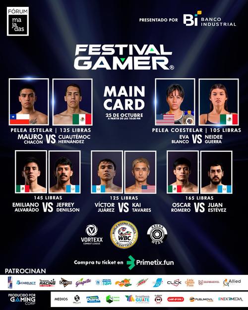 Atletas internacionales demostrarán su destreza en el ring con peleas de exhibición. (Foto: Festival Gamer)