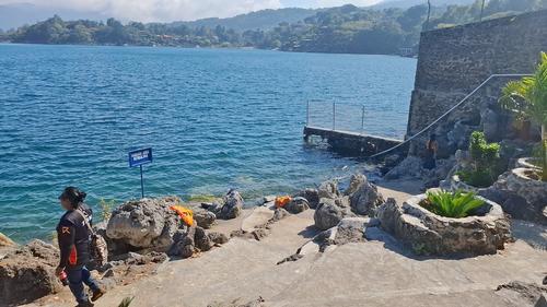 Los visitantes también pueden disfrutar de la playa pública de la aldea, a orillas del lago de Atitlán. (Foto: Alfonso Guárquez/Colaborador)