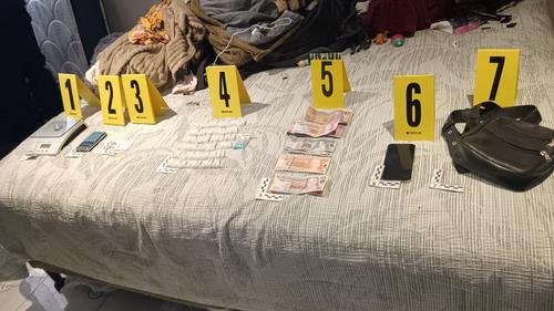 Entre lo incautado se encuentra cocaína y dinero en efectivo. (Foto: Jorge Senté/colaborador)