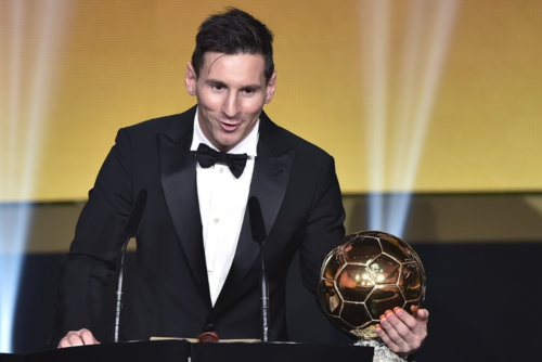 Lionel Messi, durante la gala del Balón de Oro de 2015. (Foto: Archivo)