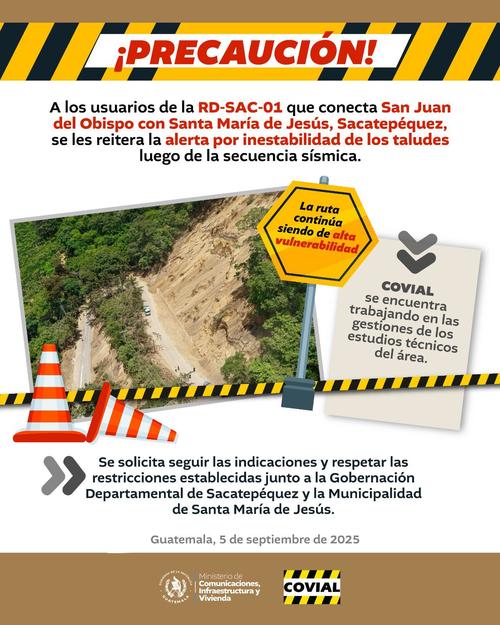 Covial informó que se trabaja en los estudios técnicos del lugar. (Foto: Covial)