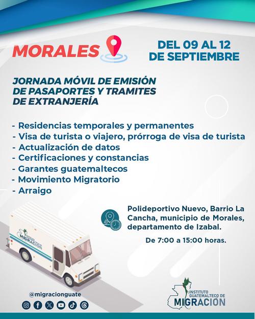 Distintos trámites migratorias se podrán realizar durante la jornada móvil. (Foto: IGM)