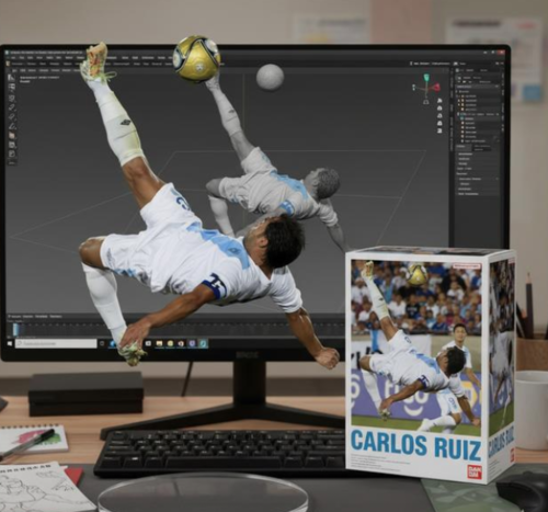 figuras acción IA google gemini 2