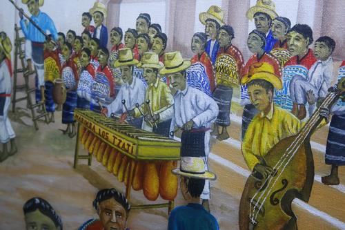 Otro de los detalles que tiene la obra artística son los músicos que representan a la localidad. (Foto: Carlos Sotz / colaborador)