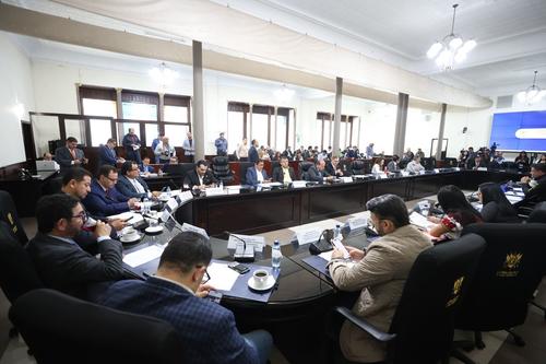 Los dirigentes de bancadas criticaron la gestión del ministro de Comunicaciones, Miguel Ángel Díaz. (Foto: Congreso)