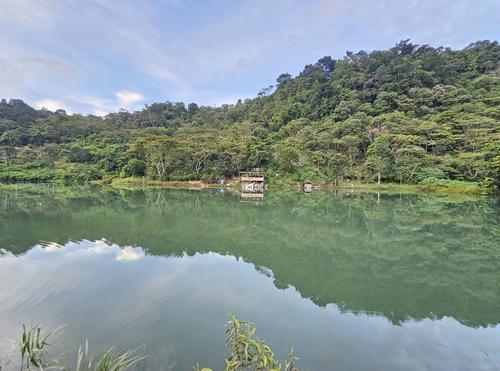 A pesar de la inundación, se refleja la naturaleza del lugar. (Foto: Redes sociales/Ramón de Jesús)