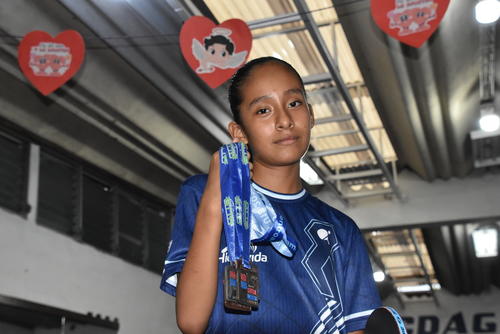 La joven atleta se proyecta como promesa del tenis de mesa nacional. (Foto: Marvin Pos/Colaborador)