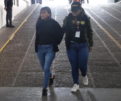 Este día fueron detenidas cuatro mujeres por ser presuntas extorsionistas. (Foto: PNC)