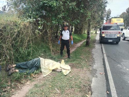 La víctima aún no ha sido identificada. (Foto: Bomberos Voluntarios)
