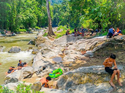 Muchos llegan para compartir momentos gratos en familia. (Foto: Carlos Monroy/Colaborador)