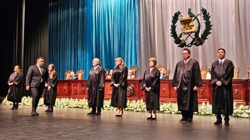 Acto de investidura de las nuevas autoridades de la CC. (Foto: Estuardo Paredes/Soy502)