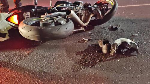 El motorista perdió la vida en el lugar del accidente. (Foto: CVB)