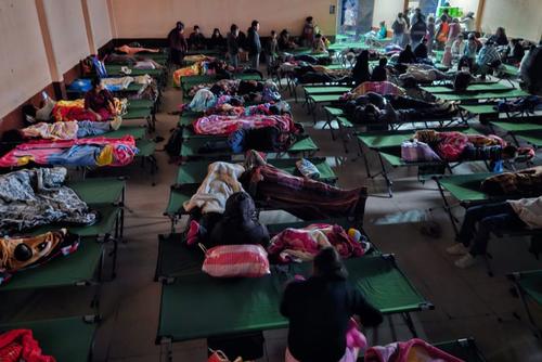 Conred reportó que debido a la situación en el volcán 1,421 personas están en albergues. (Foto: Estuardo Paredes/Colaborador)