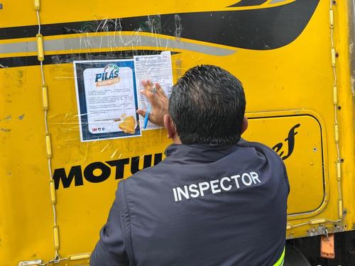 La DGT estableció que el transporte pesado no cuenta con SLV. (Foto: PMT de Villa Nueva)