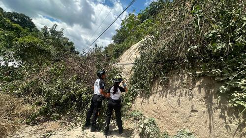 Los socorristas recomendaron realizar una evacuación preventiva. (Foto: CVB)
