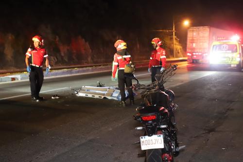 El motorista murió por politraumatismo derivado del fuerte accidente. (Foto: CBM)