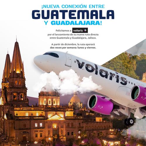 Volaris, ruta, Guatemala Guadalajara, soy502, Guatemala, noticias 1 2