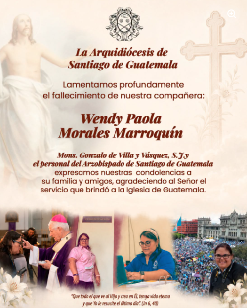 Wendy Morales, muerte, fotografa, Arzobispado, Guatemala, noticias, Soy502 5