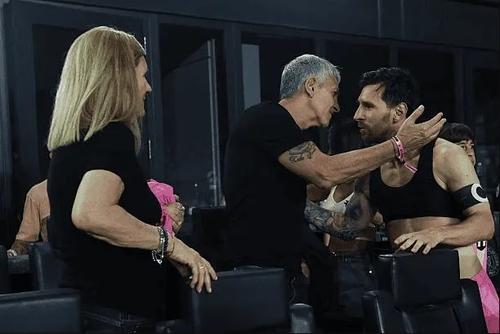La última imagen pública de Jorge Messi con su hijo Lionel se registró en noviembre de 2025. (Foto: vía elesquiu.com)