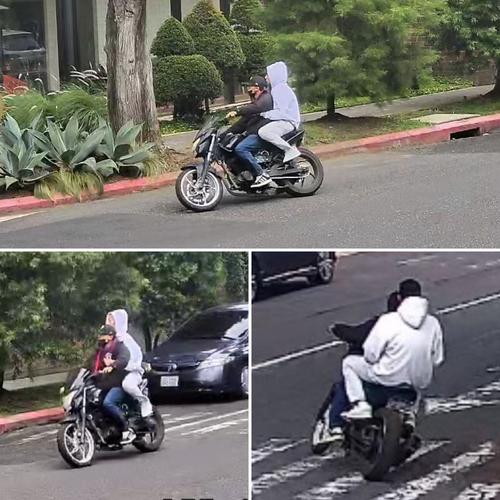 Cámaras de seguridad grabaron a dos hombres en motocicleta disparando contra la víctima. (Foto: PNC)
