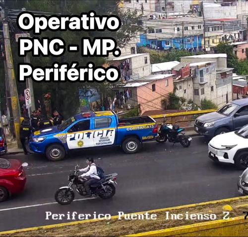 La PNC y el Ministerio Público mantienen diligencias e intervenciones en el asentamiento Los Cerritos, zona 7. (Foto: Amilcar Montejo)