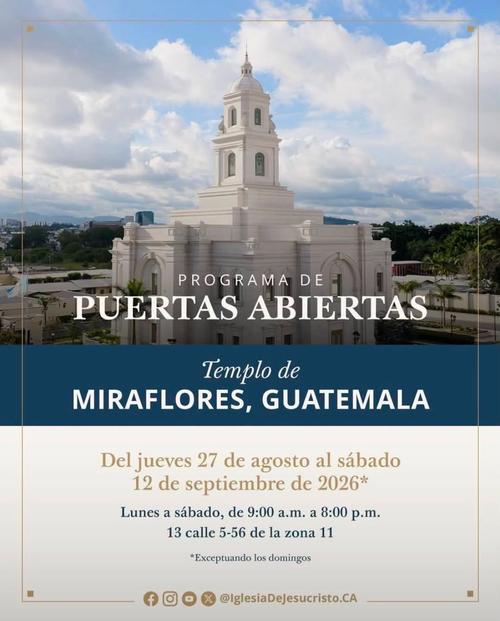 Puertas abiertas, Templo Miraflores, Guatemala, soy502, noticias 1