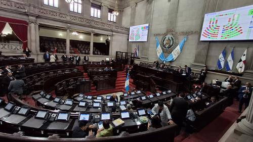 La jornada parlamentaria se suspendió debido a que los diputados no alcanzaron el número mínimo para continuar las discusiones. (Foto: Wilder López/Soy502)