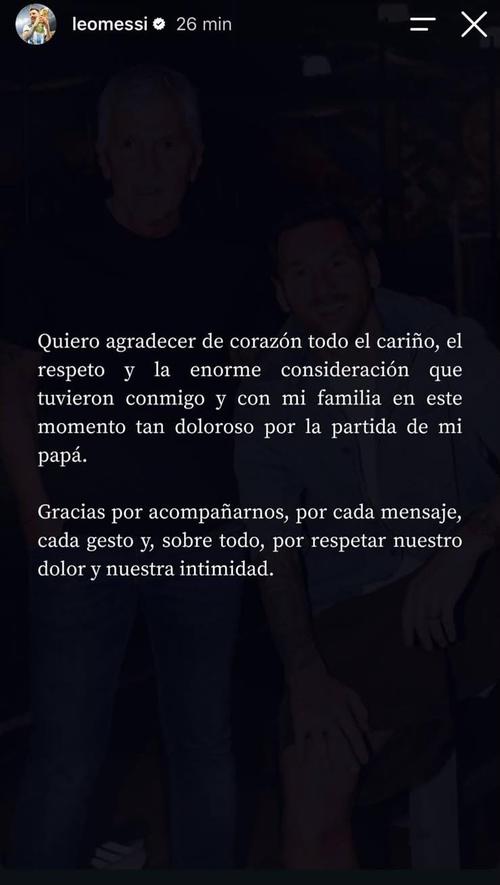 Lionel Messi agradece por el apoyo. (Imagen: Captura de pantalla)