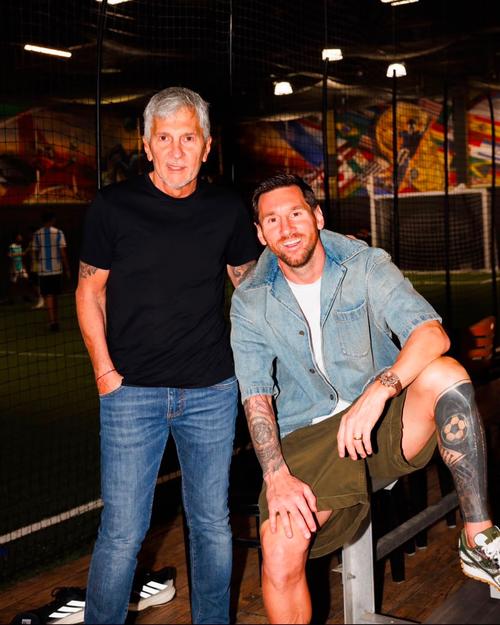 Lionel Messi junto a su padre en vida. (Foto: Leo Messi/Instagram)