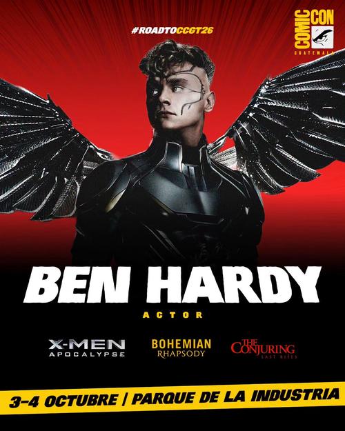 Será la primera vez de Ben Hardy en esa actividad en Guatemala. (Foto: Comic-On)