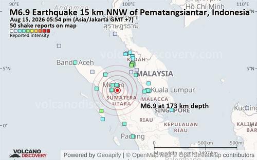 Indonesia sufrió un nuevo fuerte sismo de 6.9 este sábado. (Foto: Redes sociales)