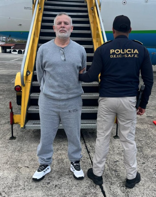 Darwin Roderico González Delgado, alias "El Capi" fue detenido al arribar al país. (Foto: ICE)