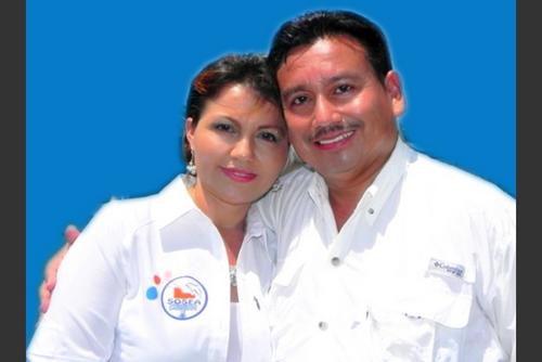 El alcalde Jorge Rizzo y su esposa Odilia González de Rizzo. (Foto: redes sociales)