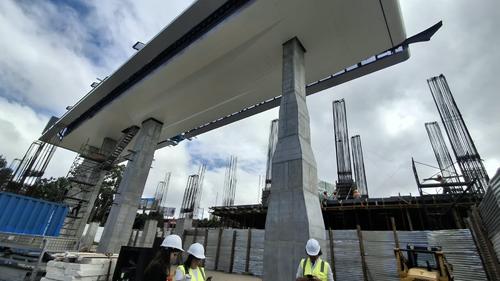 La Estación 4 ya está montada en El Trébol. (Foto: Wilder López/Soy502)