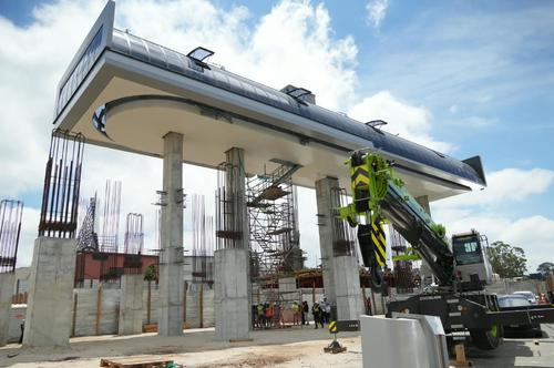 La estación ya está montada en la zona. (Foto: Wilder López/Soy502)