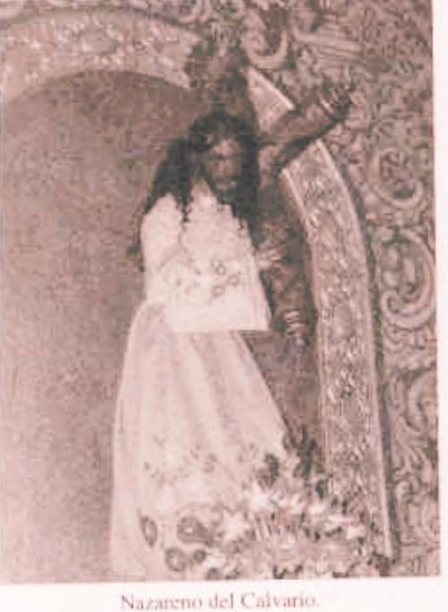 El Nazareno del Calvario es venerado por la población. (Foto: FB Historia de Guatemala en Fotografías)
