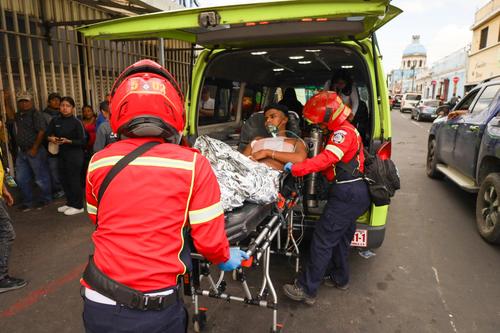 El hombre herido fue trasladado a un centro asistencial. (Foto: CBM)