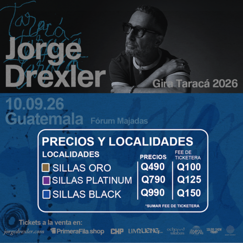 Jorge Drexler, Precios, lugar, fecha, concierto, soy502, guatemala, noticias 4