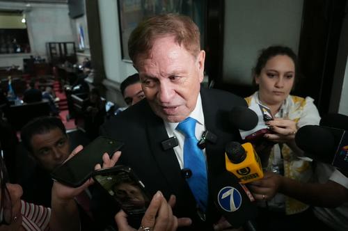 El presidente del Congreso, Luis Contreras, solo ha recibido detalles sobre el proyecto del fondo de compensación. (Foto: Wilder López/Soy502)