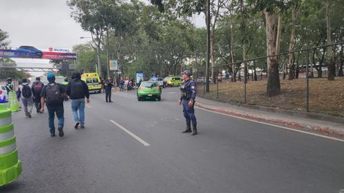 El tránsito también ha sido afectado tras el crimen. (Foto: Jorge Senté/Colaborador)