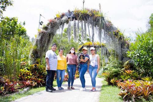 El santuario de orquídeas es un lugar ideal para hacer fotos, en el Parque Ecológico La Asunción. (Foto: Cortesía Municipalidad de Guatemala)