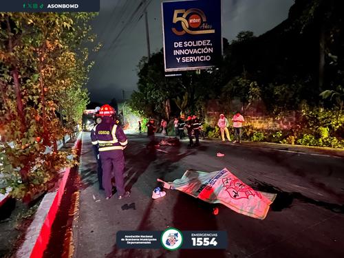 Tres hombres murieron tras colisión entre motocicletas. (Foto: Asonbomd)