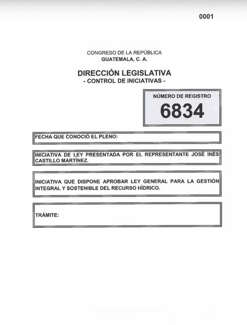 La iniciativa 6834 modifica el canon estableciendo exenciones de pago por el uso de agua hasta ciertos límites de consumo. (Imagen: captura de pantalla)