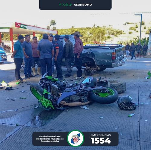 (Foto vía: Bomberos Municipales Departamentales)